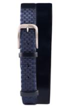Men's Jared Lang Micro Stud Leather Belt - Black