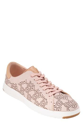 Women's Cole Haan Grandpro Perforated Sneaker .5 M - Pink