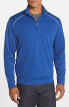 Men's Cutter & Buck Ridge Weathertec Wind & Water Resistant Pullover, Size - Blue (online Only)