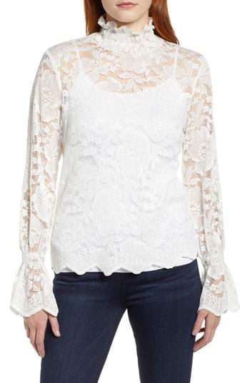 Women's Everleigh Stretch Lace Top - Ivory