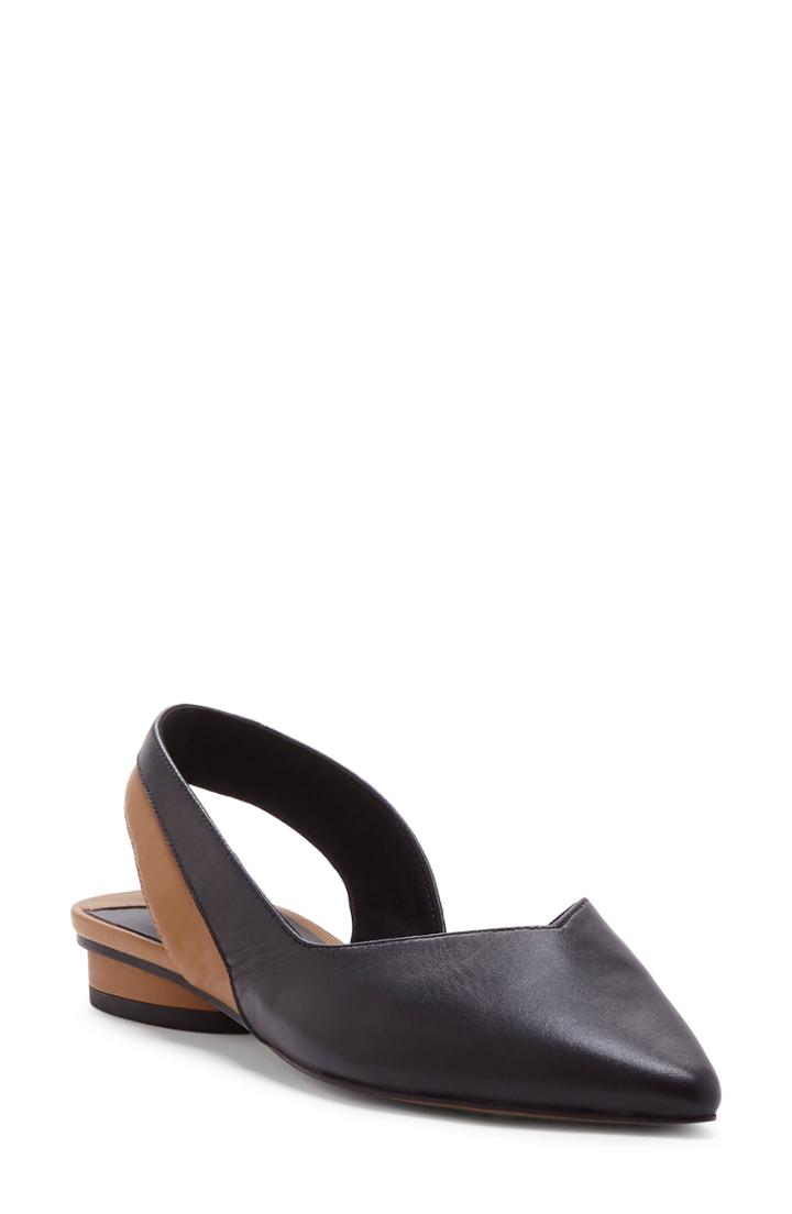 Women's 1.state Celes Slingback Flat .5 M - Black