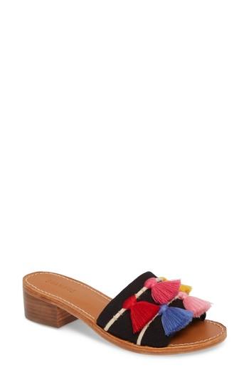 Women's Soludos Tassel City Sandal .5 M - Black
