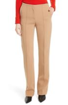Women's Diane Von Furstenberg Pintuck Pleated Pants - Brown