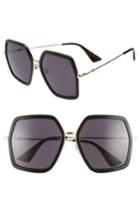 Women's Gucci 56mm Sunglasses - Multi/ Grey