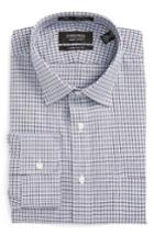Men's Nordstrom Men's Shop Smartcare(tm) Traditional Fit Check Dress Shirt .5 34 - Brown