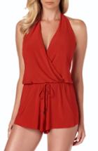Women's Magicsuit Bianca One-piece Romper Swimsuit - Red
