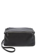 Givenchy 'mini Pandora' Sugar Leather Shoulder Bag - Black