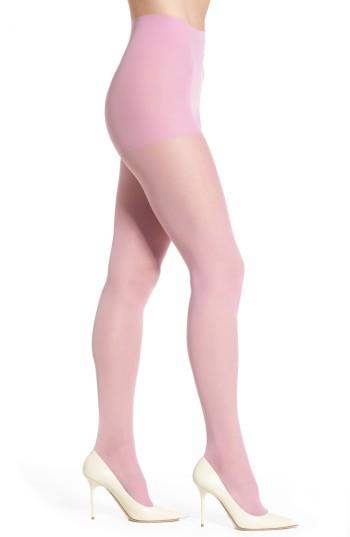 Women's Dkny Light Opaque Control Top Tights, Size - Pink