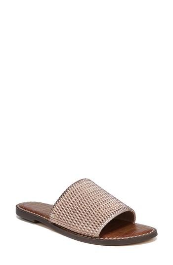 Women's Sam Edelman Gio Slide Sandal .5 M - Pink