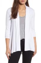 Women's Vince Camuto Open Front Cardigan - White