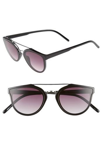 Women's Bp. 54mm Aviator Sunglasses - Black/ Silver