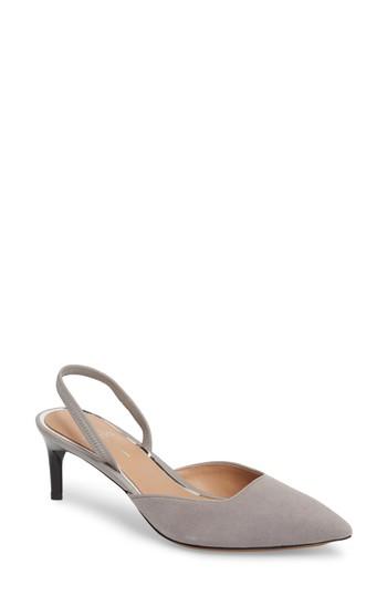 Women's Linea Paolo Bonney Slingback Pump M - Grey