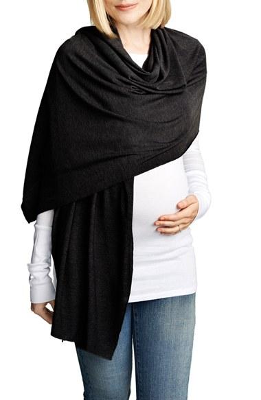Women's Maternal America Nursing Scarf, Size - Black