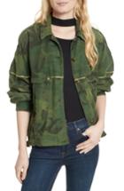 Women's Free People Slouchy Military Jacket - Green