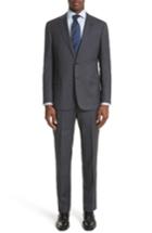 Men's Armani Collezioni Trim Fit Check Wool Suit