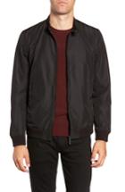 Men's Ted Baker London Salut Slim Fit Bomber Jacket (m) - Black