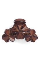 Berry Floral Jaw Clip