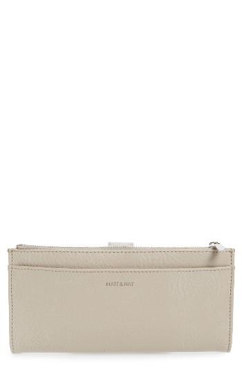 Women's Matt & Nat Motiv Faux Leather Continental Wallet - Beige