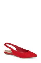 Women's Bp. Sandra Slingback Flat M - Red