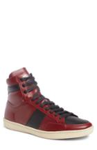 Men's Saint Laurent Sl/10h Signature Court Classic High-top Sneaker Us / 41eu - Red