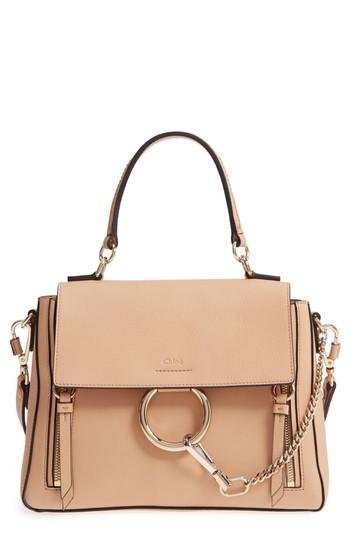 Chloe Small Faye Day Leather Shoulder Bag - Pink