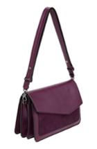 Botkier Cobble Hill Leather Shoulder Bag - Purple