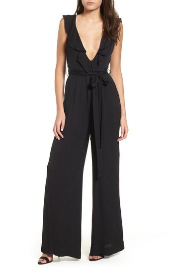 Women's Afrm Evelyn Jumpsuit - Black