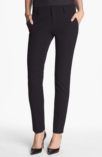 Vince Slim Ankle Trousers Womens Black