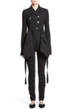 Women's Proenza Schouler Asymmetrical Tweed Jacket - Black