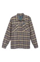 Men's Patagonia 'fjord' Flannel Shirt Jacket - Grey