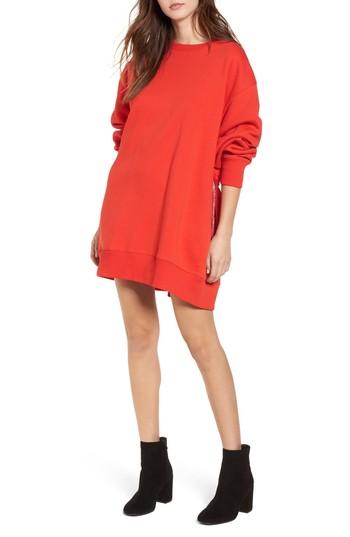 Women's Tommy Jeans X Gigi Hadid Sweatshirt Dress - Red