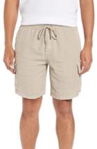 Men's Vilbrequin Linen Cargo Shorts, Size - Brown