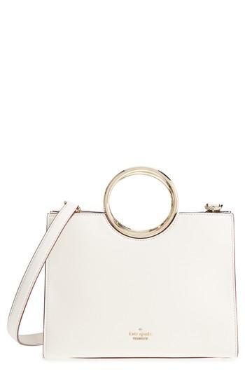 Kate Spade New York White Rock Road - Sam Leather Satchel - White