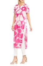 Women's Vince Camuto Floral Print Tunic - Pink