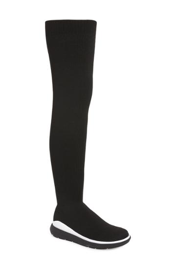 Women's Fitflop Loosh Luxe Over The Knee Boot M - Black