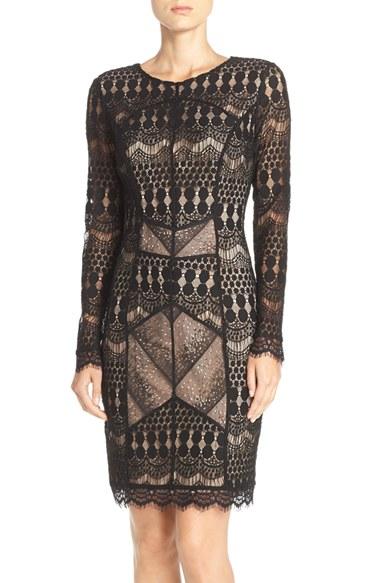 Women's Js Collections Lace Sheath Dress