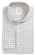 Men's Strong Suit Extra Trim Fit Check Dress Shirt .5l - Grey