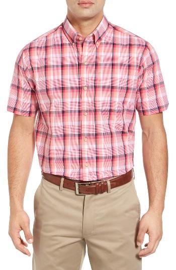 Men's Cutter & Buck Adobe Plaid Sport Shirt