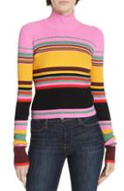 Women's Dvf Dara Stripe Sweater - Pink