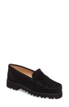 Women's Ron White Rita Houndstooth Water Resistant Penny Loafer Eu - Grey
