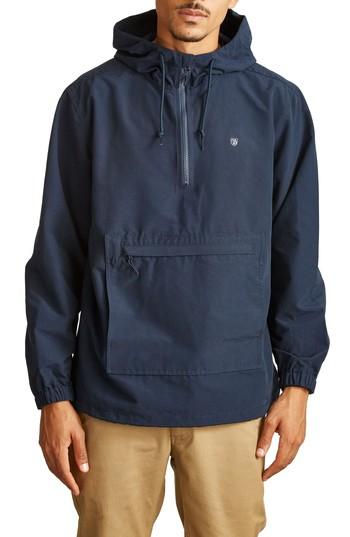 Men's Brixton Patrol Water-resistant Anorak Jacket - Blue