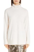 Women's Lafayette 148 New York Cashmere Funnel Neck Pullover - White