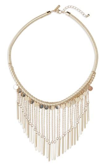 Women's Topshop Chain Bib Cord Choker