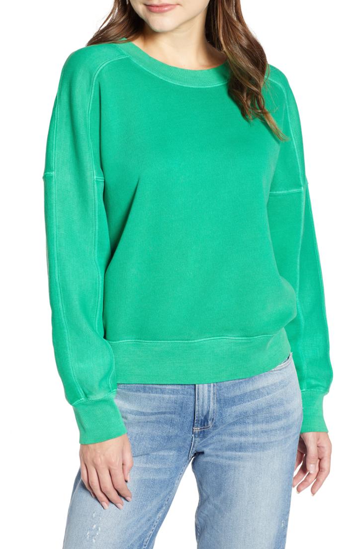 Women's Stateside Neon Pullover - Green