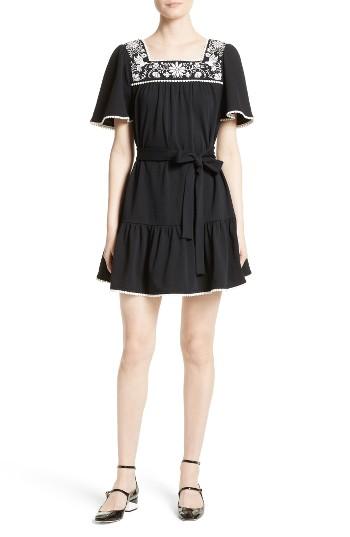 Women's Kate Spade Embroidered A-line Dress