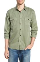 Men's Faherty Radar Sport Shirt - Green