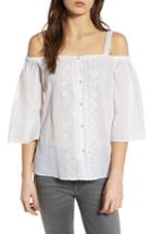 Women's Bailey 44 Rose Water Off The Shoulder Cotton Top - White