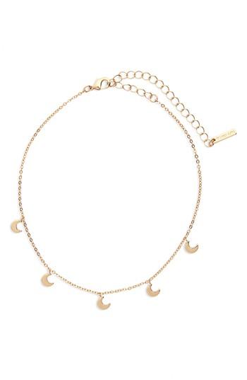 Women's Loren Olivia Moon Pendant Choker