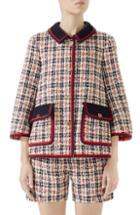 Women's St. John Collection Stretch Twill Jacket - Orange