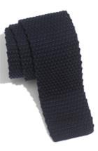 Men's 1901 Skinny Knit Tie, Size - Blue
